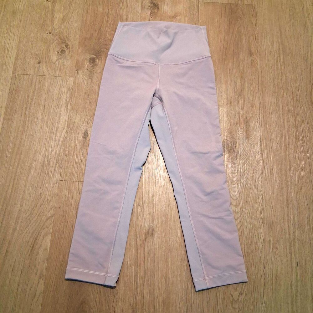 lululemon athletica Purple Align High Rise Ankle Leggings Logo Women’s 4